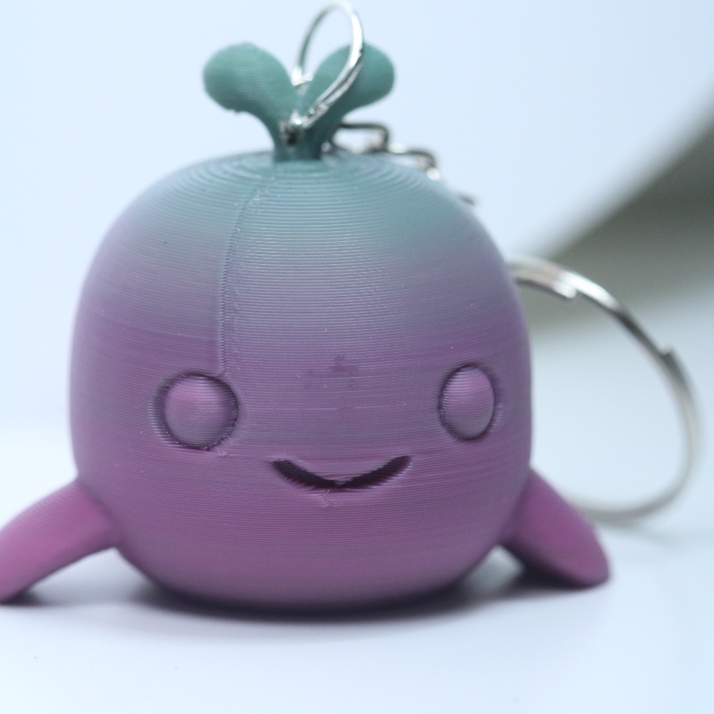 Cute Mini Ocean Whale Key Chain New